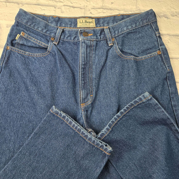 L.L. Bean Natural Fit Straight Jeans Men's 34x29 - Picture 8 of 13